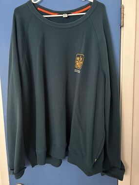 REI Men's Forest Green Crewneck Sweatshirt with Logo